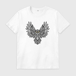 Мужская футболка Полёт совы маркером