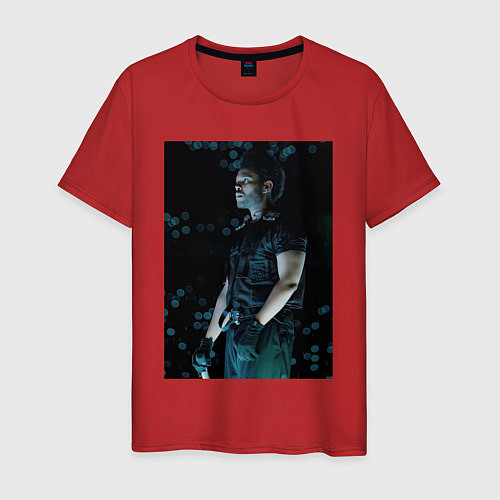 Мужская футболка Звездное сияние / Красный – фото 1