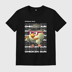 Мужская футболка Чикин ган - ципленок с пистолетом