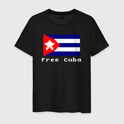 Мужская футболка Free Cuba / Черный – фото 1