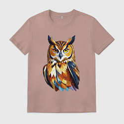 Мужская футболка Мудрый филин