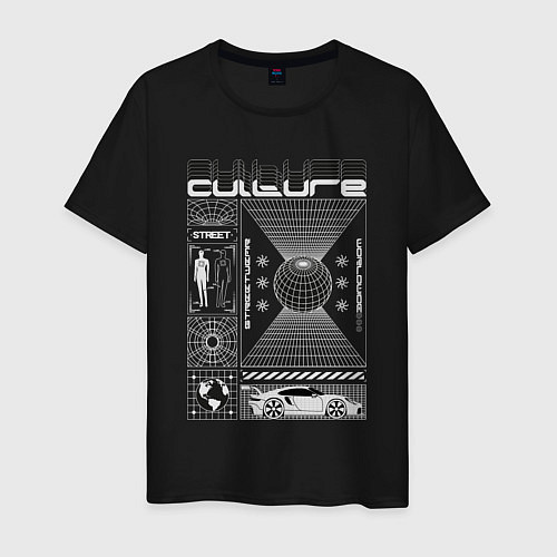 Мужская футболка Culture streetwear / Черный – фото 1