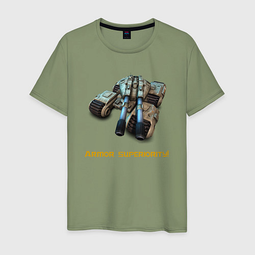 Мужская футболка Танк Мамонт ГСБ / Авокадо – фото 1