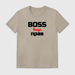 Мужская футболка Boss всегда прав