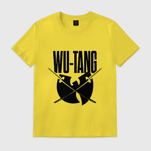 Мужская футболка Wu tang catana / Желтый – фото 1