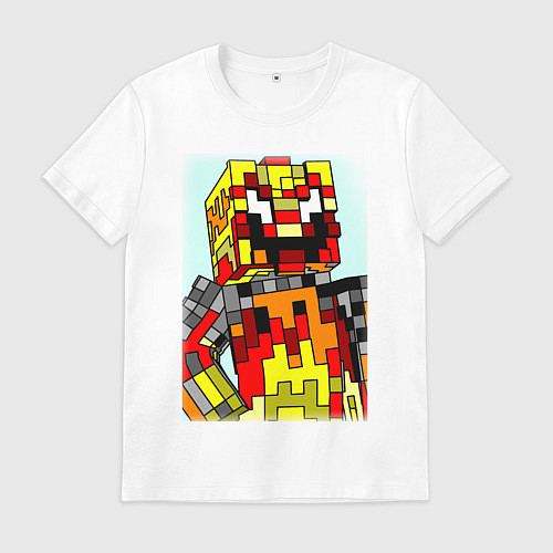Мужская футболка Desondra2024 In Minecraft / Белый – фото 1
