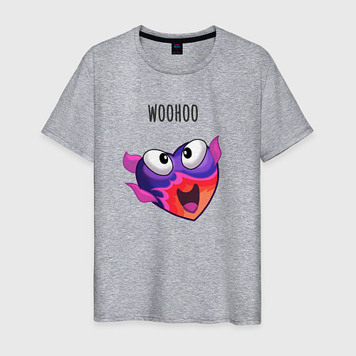 Мужская футболка The sims woohoo / Меланж – фото 1
