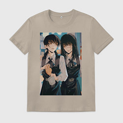 Мужская футболка Аса Митака и Йор человек бензопила