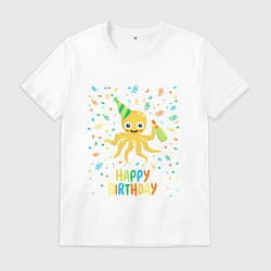 Мужская футболка Веселый осминог
