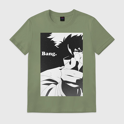 Мужская футболка Ковбой Бибоп Спайк Шпигель / Авокадо – фото 1