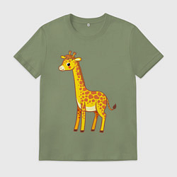 Мужская футболка Добрый жираф