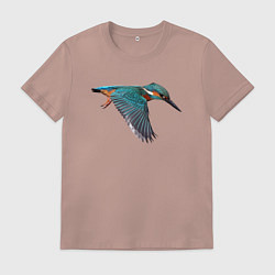 Мужская футболка Зимородок летит