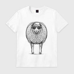 Мужская футболка Овечка модная