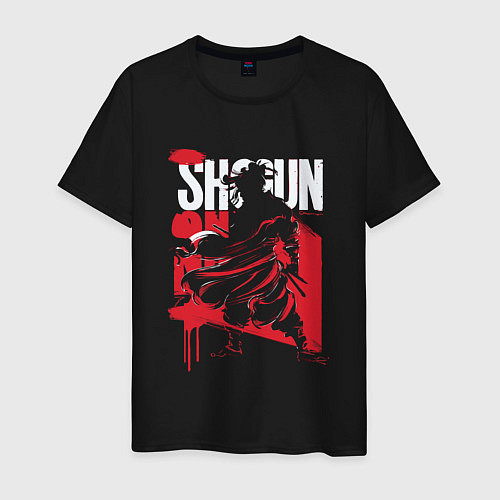 Мужская футболка Сёгун самурай / Черный – фото 1