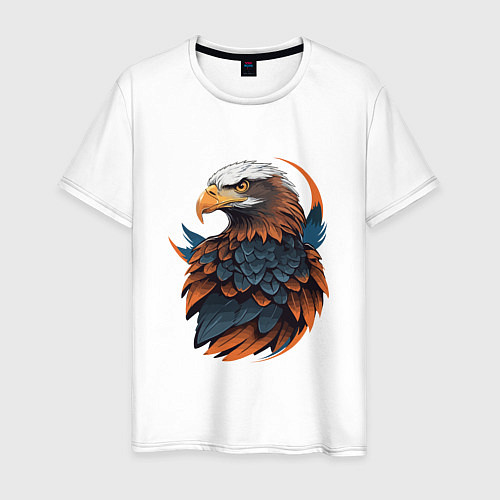 Мужская футболка Белоголовый орлан / Белый – фото 1