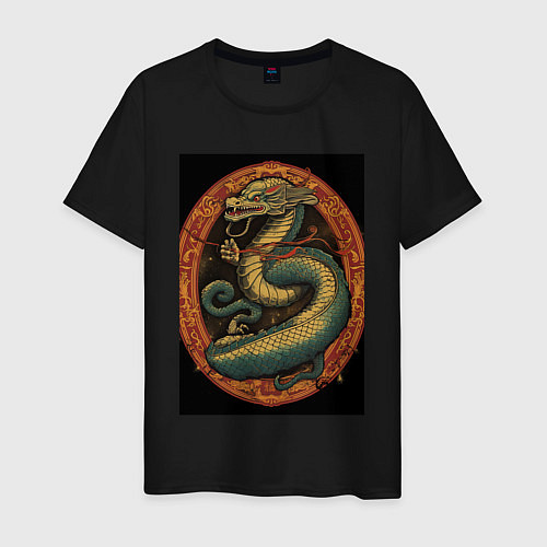 Мужская футболка Дракон Муай Тай / Черный – фото 1