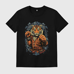 Мужская футболка Тигр тайский боксер