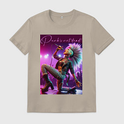 Мужская футболка Барби поёт панк-рок