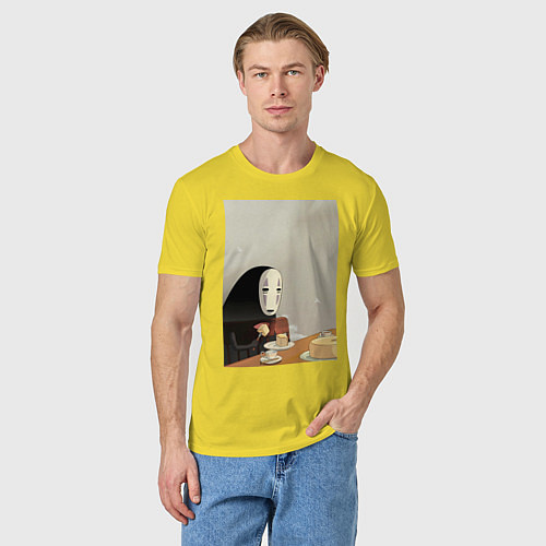 Мужская футболка Каонаси чаепитие / Желтый – фото 3