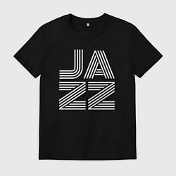 Футболка хлопковая мужская Jazz vibe, цвет: черный