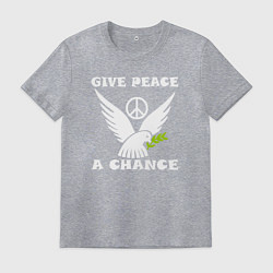 Мужская футболка Дайте миру шанс