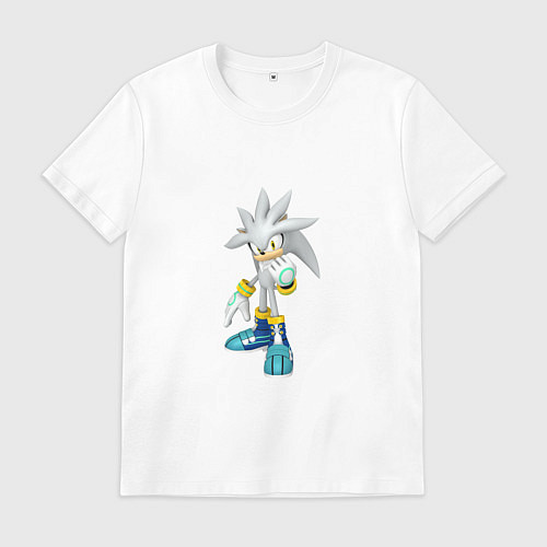 Мужская футболка Сильвер / Белый – фото 1