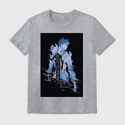 Мужская футболка Поднятие уровня в одиночку охотник Джин Ву