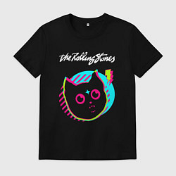 Мужская футболка Rolling Stones rock star cat