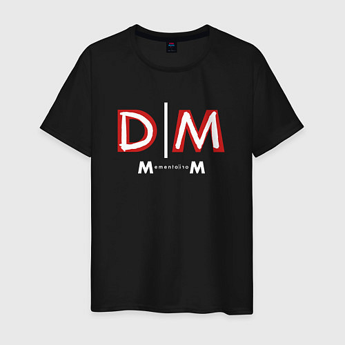 Мужская футболка Depeche Mode - Memento Mori logo new / Черный – фото 1