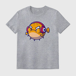 Мужская футболка Рыбка пухляш