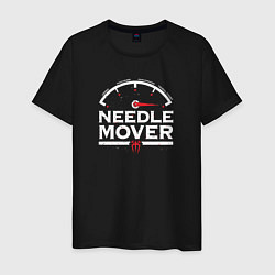 Футболка хлопковая мужская Роман Рейнс - Needle Mover, цвет: черный