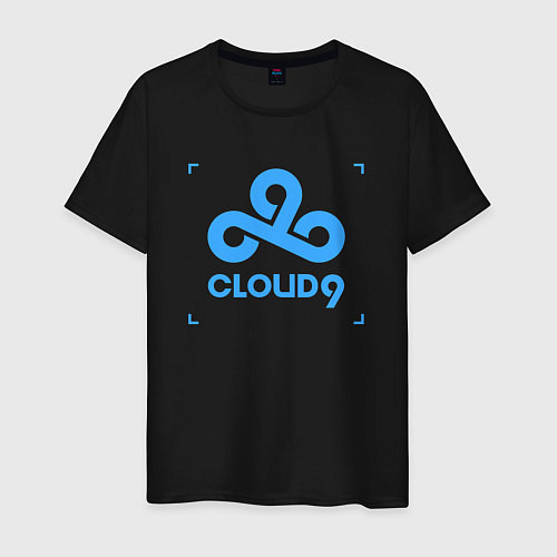 Мужская футболка Cloud9 - tecnic blue / Черный – фото 1