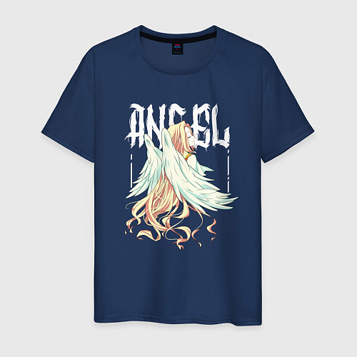 Мужская футболка Ангел Элиза - Королева со скальпелем / Тёмно-синий – фото 1