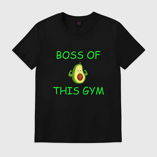 Мужская футболка Avokado boss / Черный – фото 1