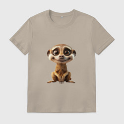 Мужская футболка Сурикат в стойке