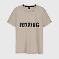 Мужская футболка Фехтование арт