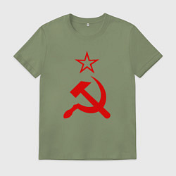 Мужская футболка Серп, молот и звезда