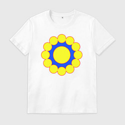 Мужская футболка Соединение окружностей в круге