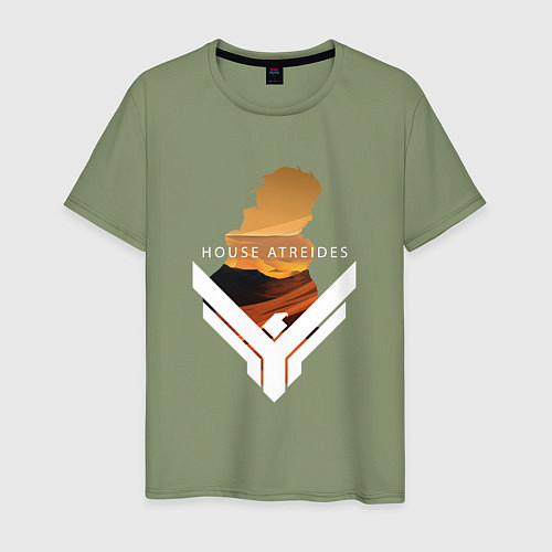 Мужская футболка House Arteides - Dune / Авокадо – фото 1