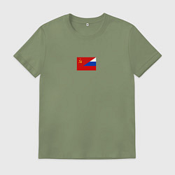 Мужская футболка Россия символ минимализм