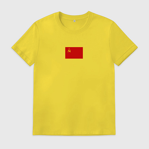 Мужская футболка Советы минимализм / Желтый – фото 1