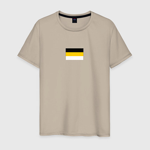 Мужская футболка Rus empire minimalism / Миндальный – фото 1