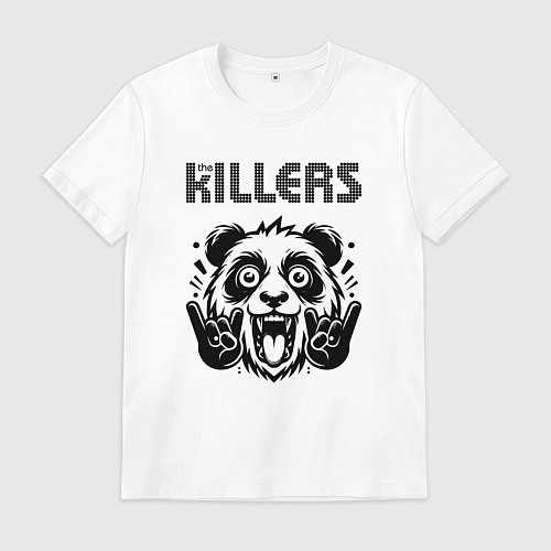 Мужская футболка The Killers - rock panda / Белый – фото 1