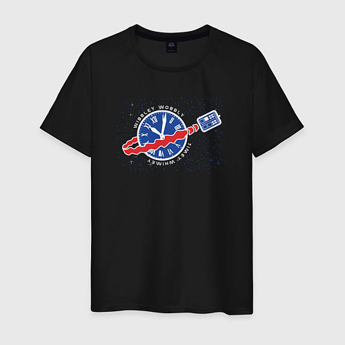 Мужская футболка Тардис и космос / Черный – фото 1