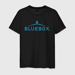 Футболка хлопковая мужская Доктор Кто Bluebox, цвет: черный