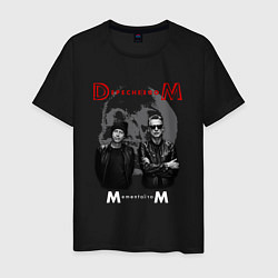 Футболка хлопковая мужская Depeche Mode - Memento mori tour band, цвет: черный