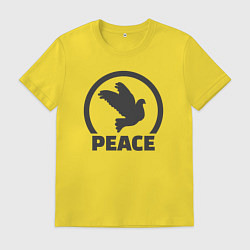 Мужская футболка Peace bird