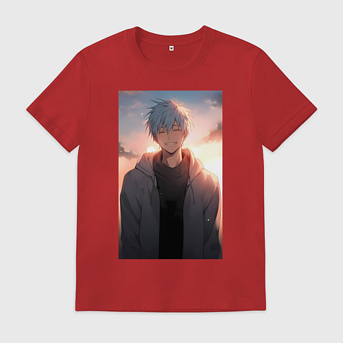 Мужская футболка Тэцуя Куроко / Красный – фото 1