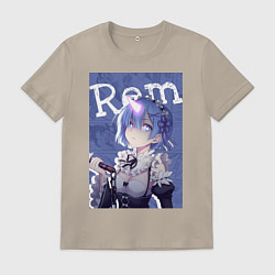 Мужская футболка Рем близняшка горничная