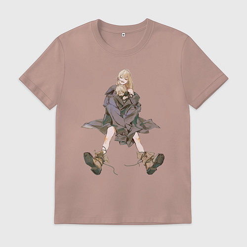 Мужская футболка Ведьма и чудовище Гидо / Пыльно-розовый – фото 1